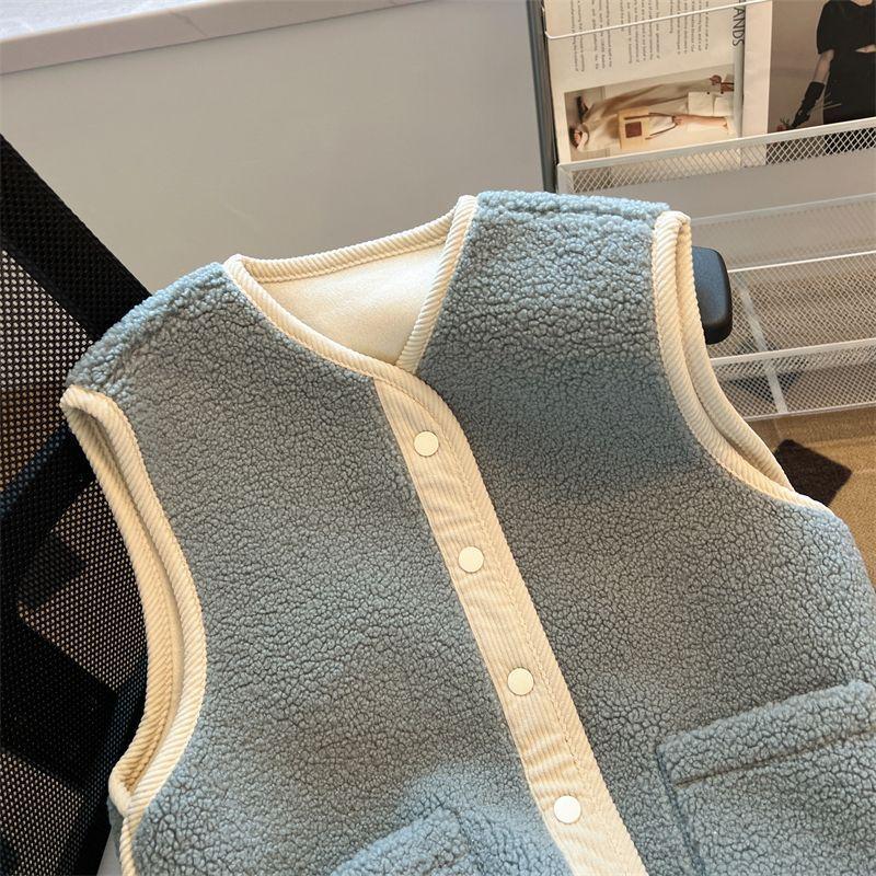 Vest for Women Padded Winter Sleeveless Tops Vest Oversize Thickened Warm Simple Casual Vest