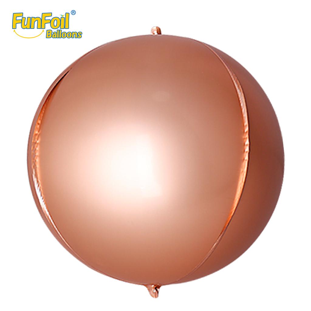 Funfoil 4D Globo 10 Inch High Quality CE ASTM-936 Certified Nylon Helium-Filled Birthday Anniversary Wedding Balloons