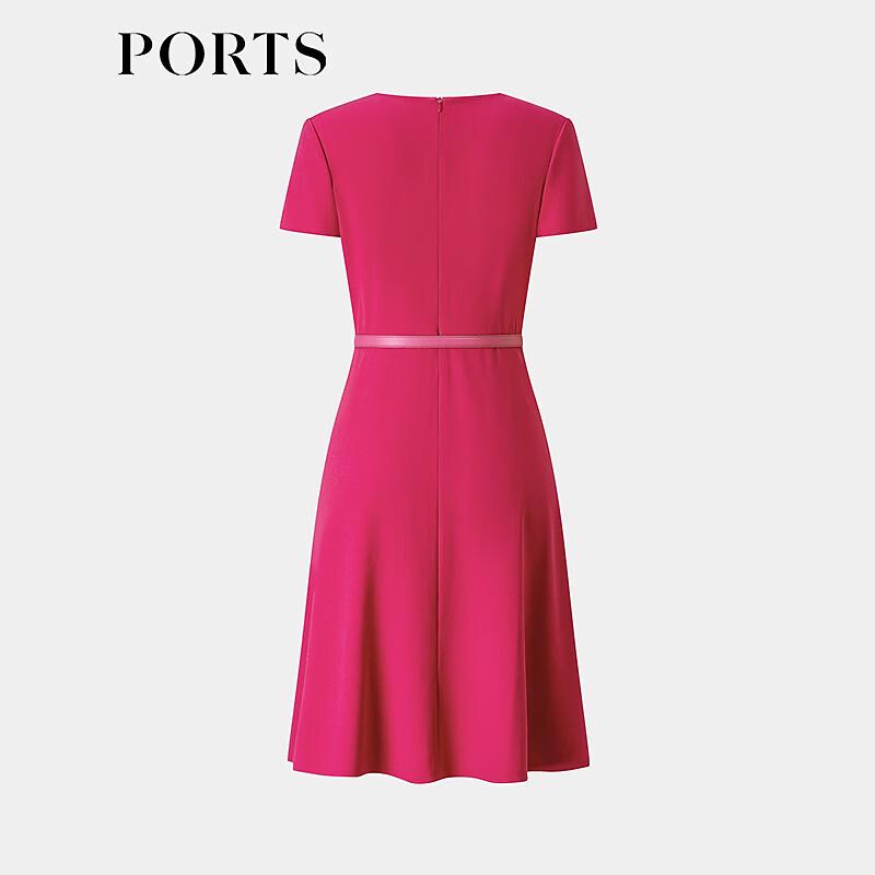 PORTS Women's Elegant Tri-acetate Midi Dress