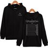 Felpa Casual Unisex Taemin Lettere Effimere Stampata Felpa con Cappuccio Moda Hip Hop Abbigliamento Street