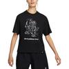 Nike ACG Series Letter Print Pattern Pullover Crew Neck Short Sleeve T-Shirt Women T-Shirts Black FV7326010