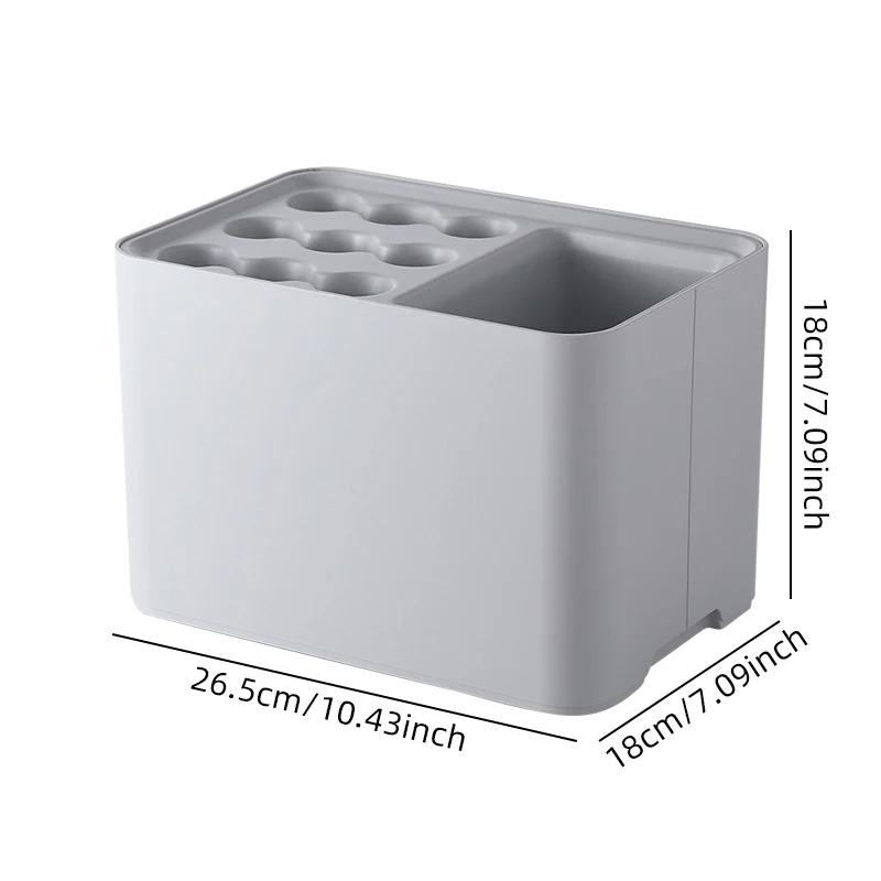 Umbrella Rack with Drip Tray, Suitable for Space Saving Storage In the Corner of the Entrance Passage, Can Hold 10/15 Umbrellas