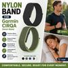 New Nylon Weave Strap for Garmin CIRQA Smart Band Breathable Replacement Wristband Bracelet for Garmin CIRQA Smart Accessory