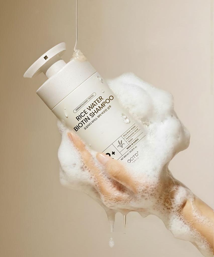 Rice Water Biotin Shampoo 600ml