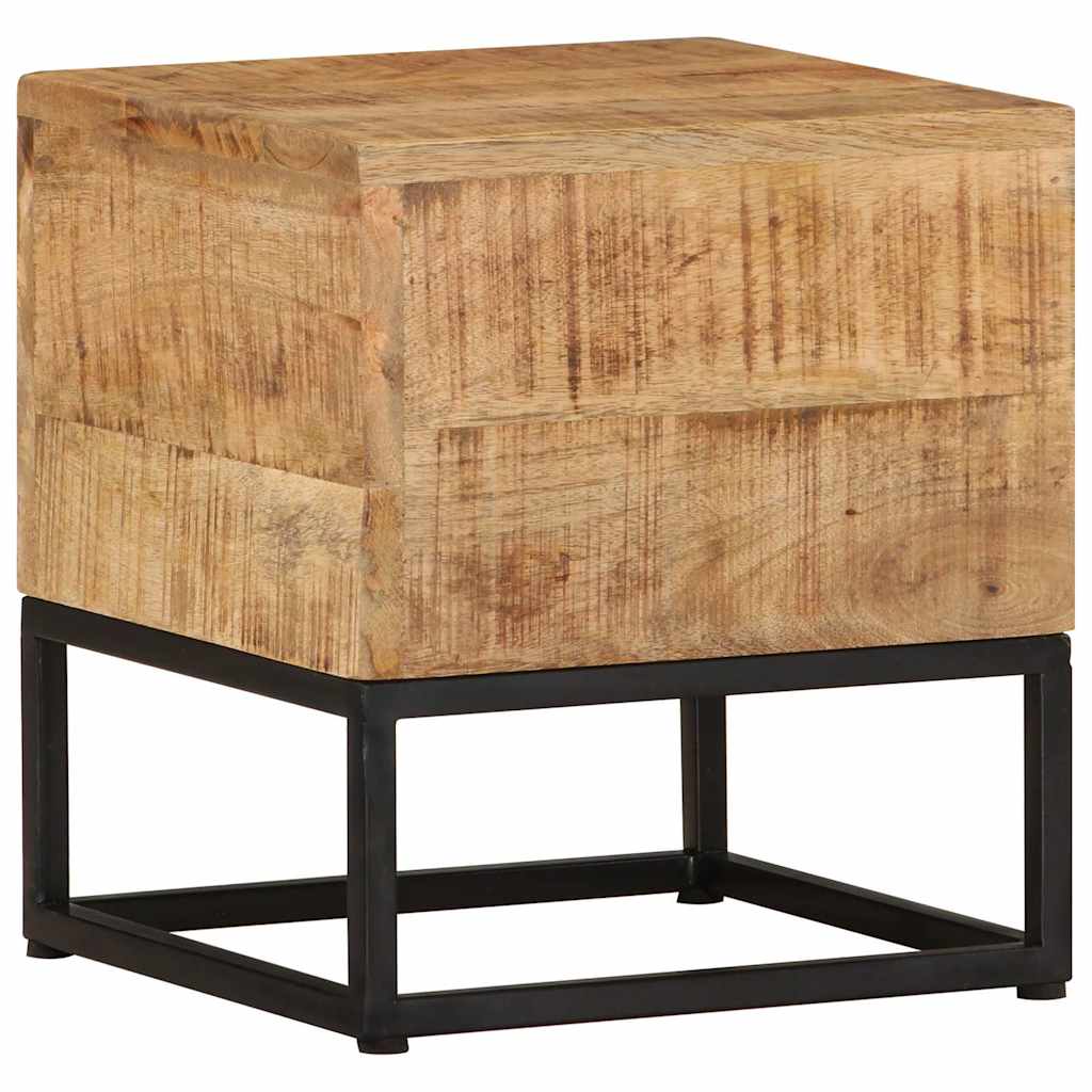 Side Table 30 X 30 X 33 Cm Rough Mango Wood