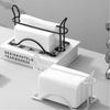Paper Holder Kitchen Removable Storage Rack Portable Minimalist Anti-Rust Vertical Napkin Holder Space Saving Household