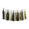 15-Piece Paper Tassel and PET Ribbon Set for Birthday Party Decorations