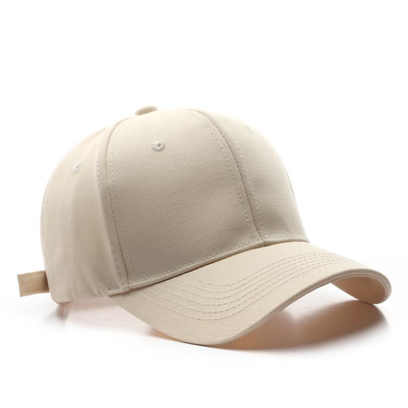 14 Color Unisex Baseball Cap Adhesion Hat HipHop Solid Color Curved Brim Adjustable Cool Sun Hat