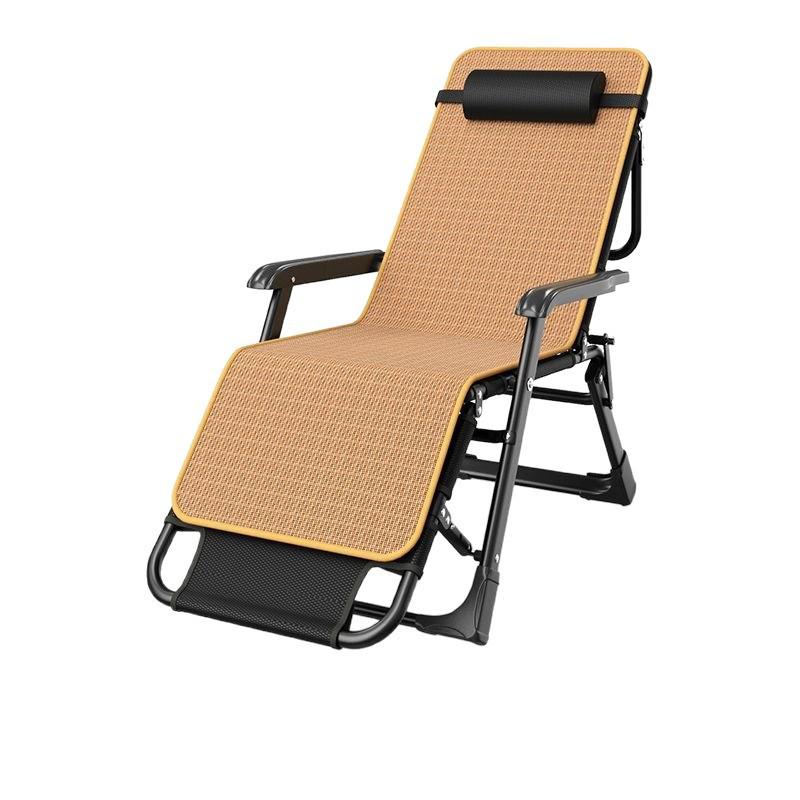 Portable Folding Lounge Chair: Reclining Sofa Bed for Home and Balcony