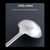 NHZHIW Stainless Steel Wok Ladle with Wooden Handle
