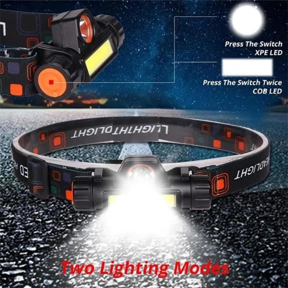 12000LM Waterproof Powerful LED Headlamp XPE + COB USB Rechargeable Headlight Head Torch Head Lamp