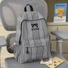 Schoolbag small fresh Mori striped backpack women's 1011 new simple casual lightweight large-capacity student school bag