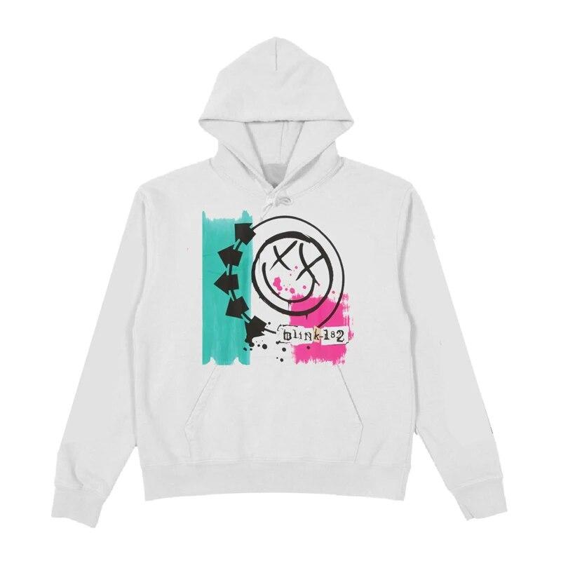 

2023 Blink 182 Толстовки с графическим рисунком унисекс Женские повседневные теплые спортивные костюмы Уличная мода Негабаритные свободные толстовки Пуловеры Y