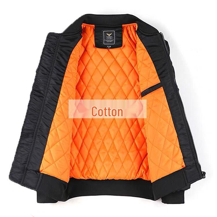 Retro MA1 Flight Jacket - Men's Military-Inspired Spring/Autumn Casual Baseball Outerwear