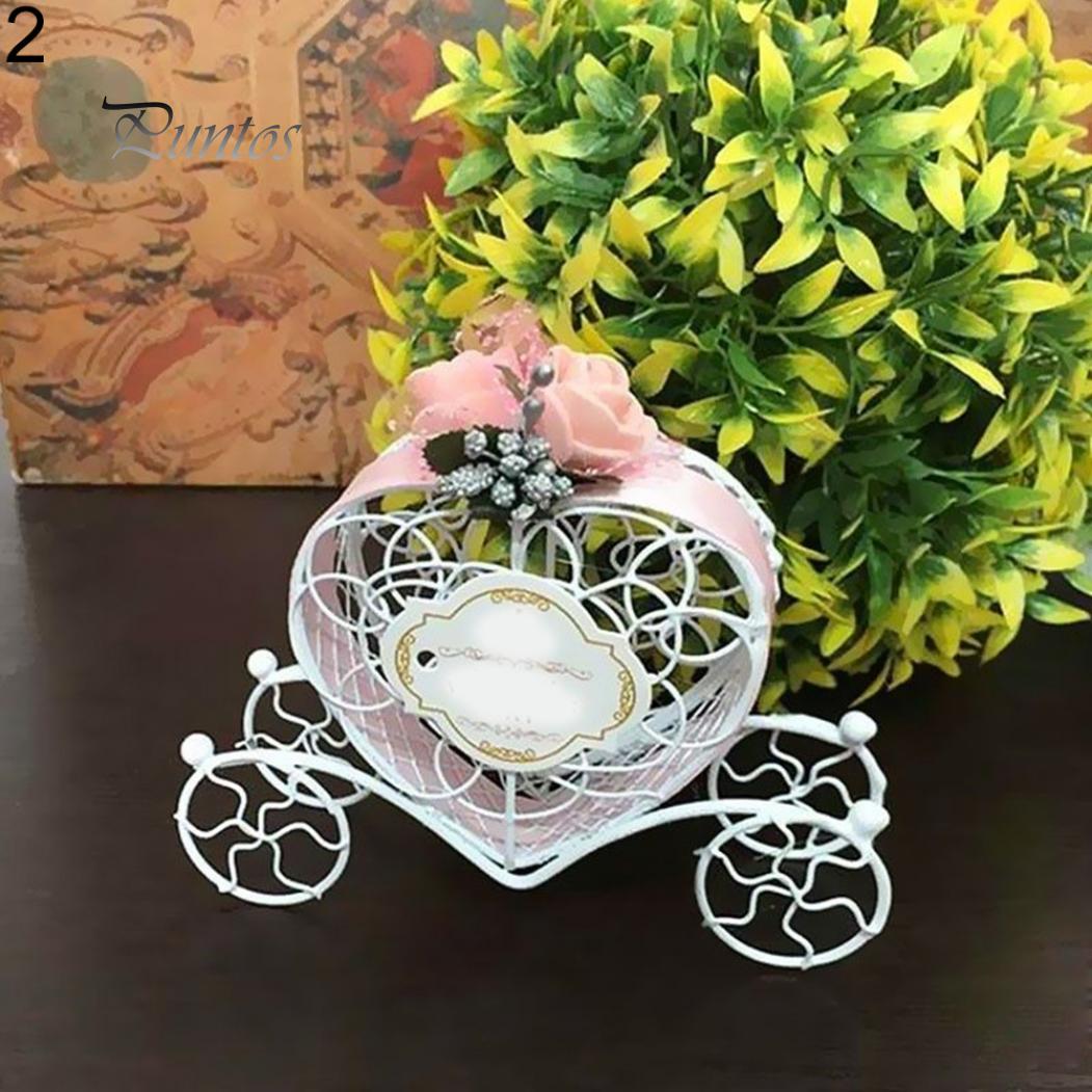 

Украшение для свадебного стола карета сердце розовый