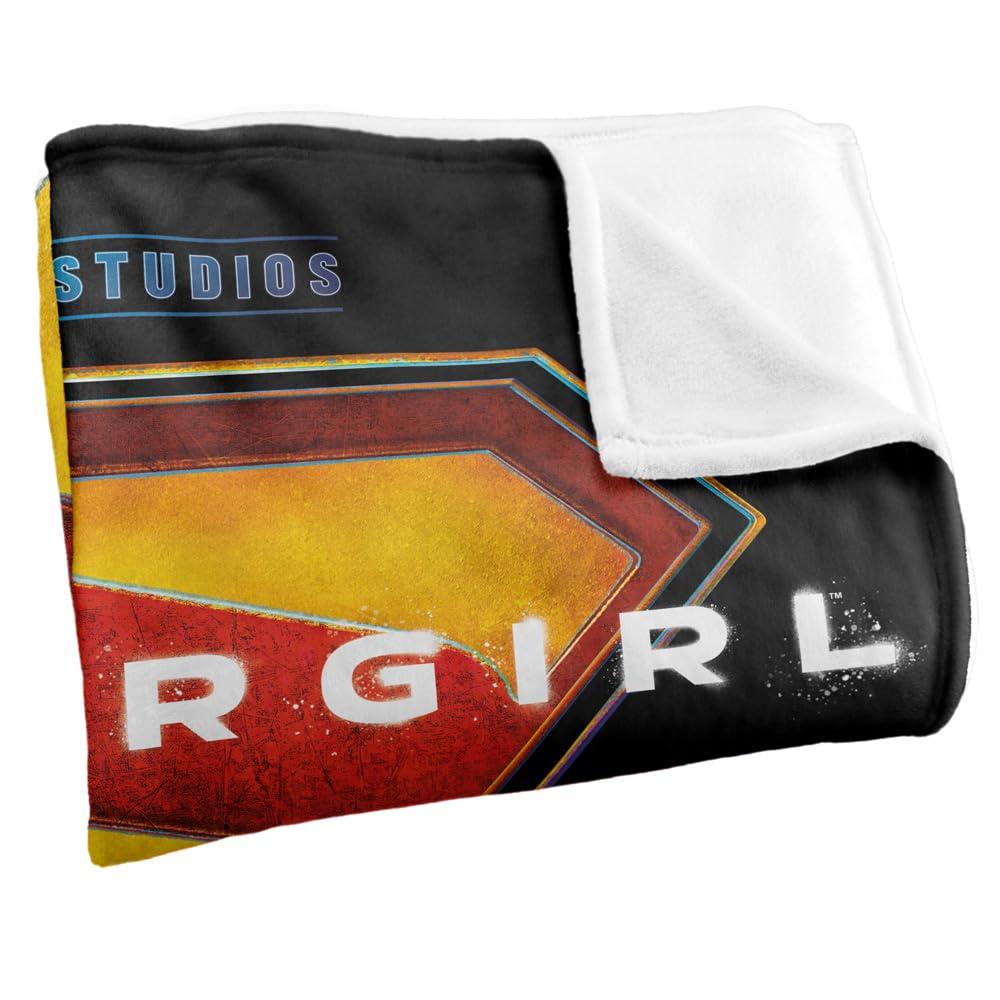 Supergirl 2026 Name In Center Shield Blanket