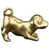 Messing Welpen Ornament Retro Hund Statue Desktop Geformte Deko Schlüsselanhänger Dekorative Figur Statuen Indoor Tischplatte