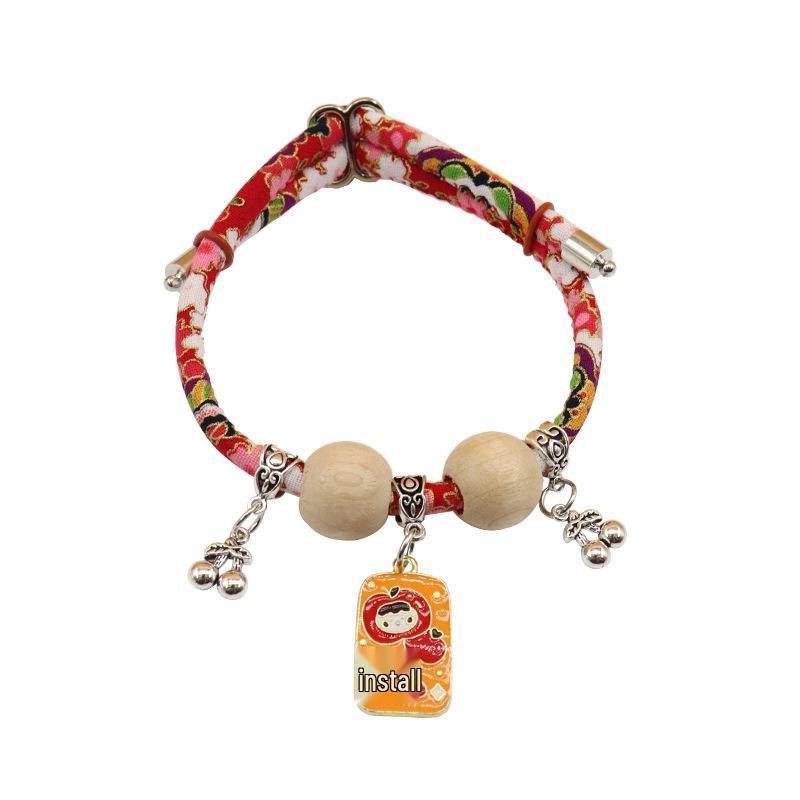 Flea and Tick Prevention Cat Collar with Wealth and Peace Tag