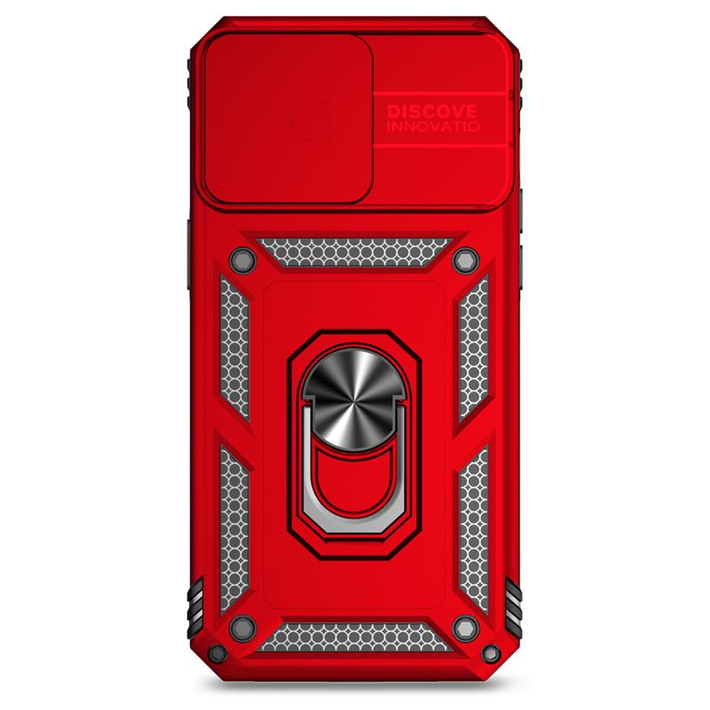 Sliding Push Window Case For iPhone 15 Pro Max Case iPhone 15 Cover Armor Shockproof Metal Ring Holder Camera Protector Cover
