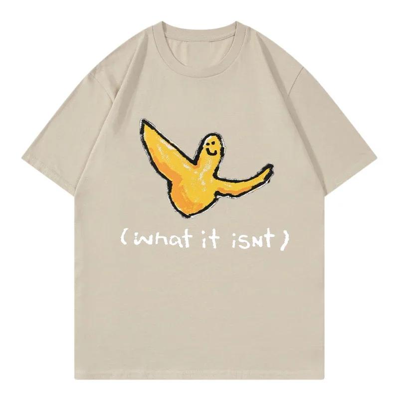 

2026 Womens SummerSouth Korea What It Isnts Tshirt Short Sleeved Tshirt Little Flying Unisex Brand Tshirt Harajuku Tshirt Clothing 4XL