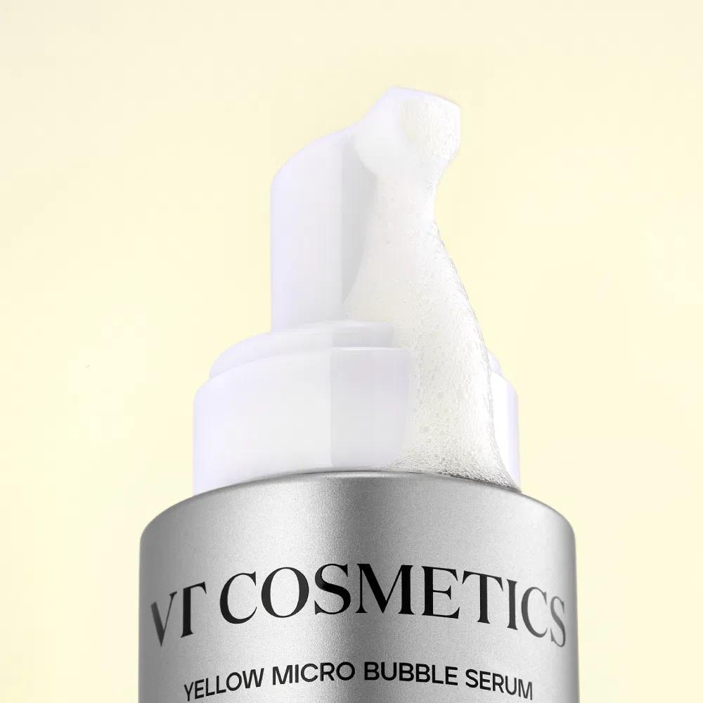 VT COSMETICS Niacinamide Glutathione Yellow Micro Bubble Serum 70ml 5% Niacinamide Glutathione Alpha Arbutin Ceramide Brightening Face Serum