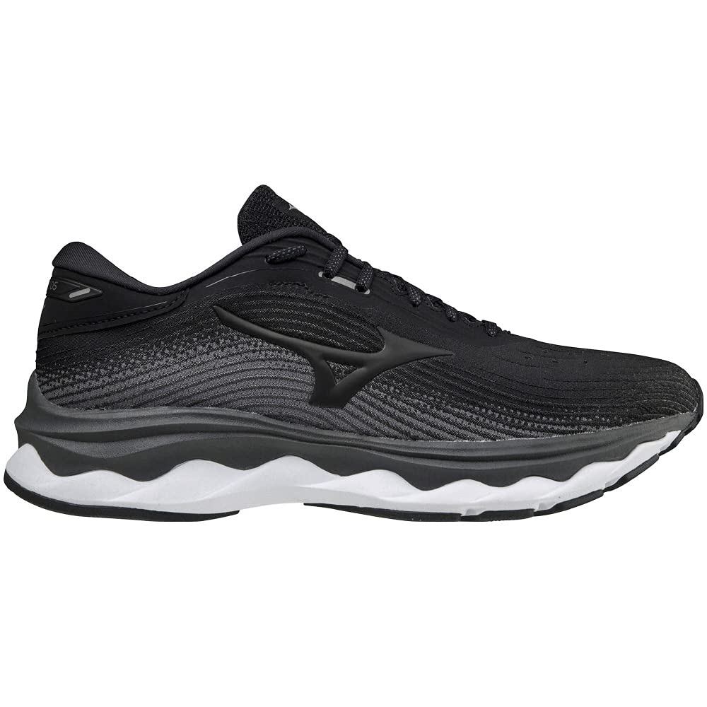 Mizuno Wave Sky 5 Running Size for and Training Shoes, Lightweight, Men's, Black/Black, 28.0 cm, 4E, Jogging, Marathons, Sports,
