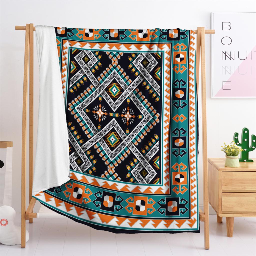 Blanket Flannel Blanket Bohemian 2D Digital Printing Blanket Cover Blanket