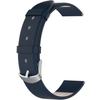 Universal Leather Strap 18mm, Navy Blue
