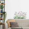 Spring Flowers Window Clings Garden Wildflower Butterflies Glass Sticker Reusable Static Decals for Living Room Home Office