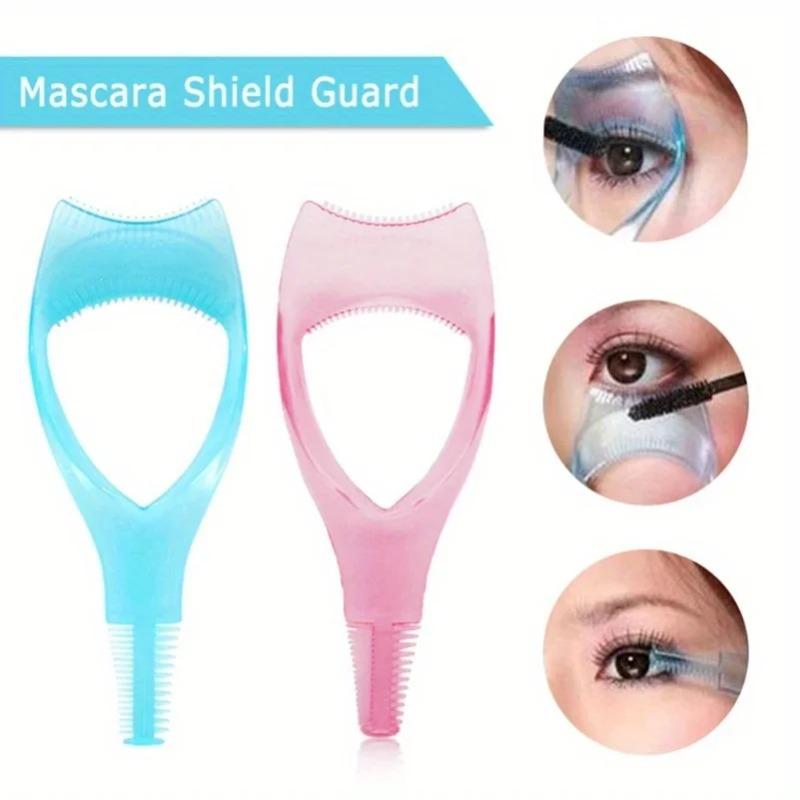 3-in-1 Novelty Applicator Brush Mascara Guide - Multifunction Eyelash Styling Curling and Defining - Easy to Use lash applicator