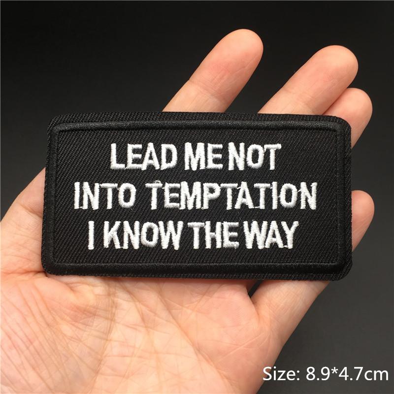 Letters Embroidered Patches For Clothing Iron On Patches Text Diy Appliques For Clothes Jacket Stripes Slogan Stickers