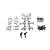 RC Car Upgrade Kit 1/28 Scale Parts with Shock Absorbers Metal Steering Components for