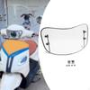 Electromobile Windshield Wind Deflector Thickened Acrylic Large Front Windscreen Replacement for