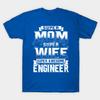 Unisex Fashion TShirt Super Mom Super Wife Super Awesome Engineer Print TShirt Plus Size S-5XL T-Shirt 100%Cotton Tops O Neck Short Sleeve Tees
