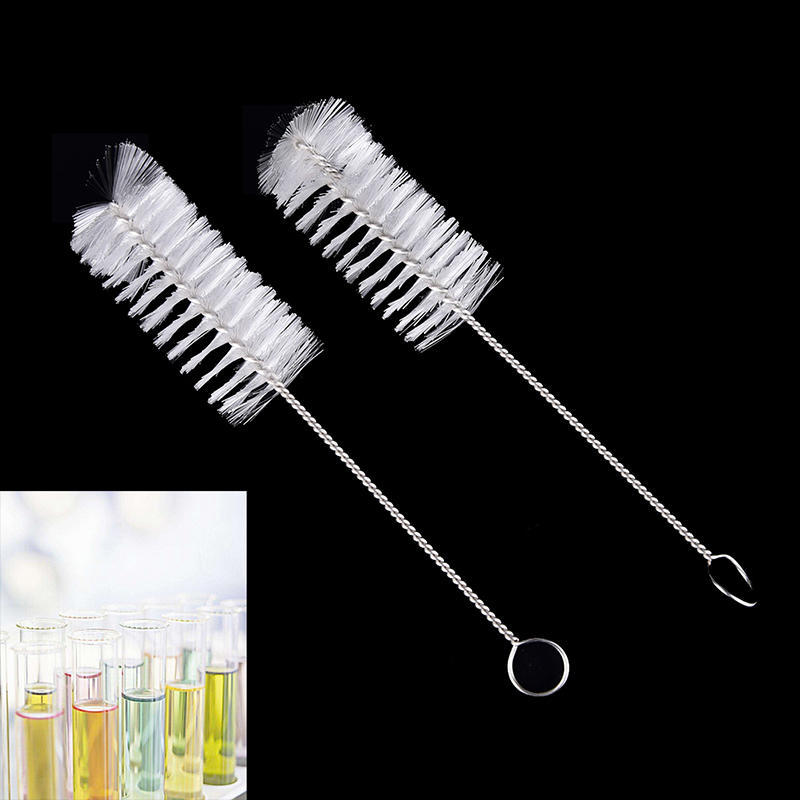 2Pcs Lab Chemistry Test Tube Bottle Cleaning Brushes Cleaner Laboratory Supply