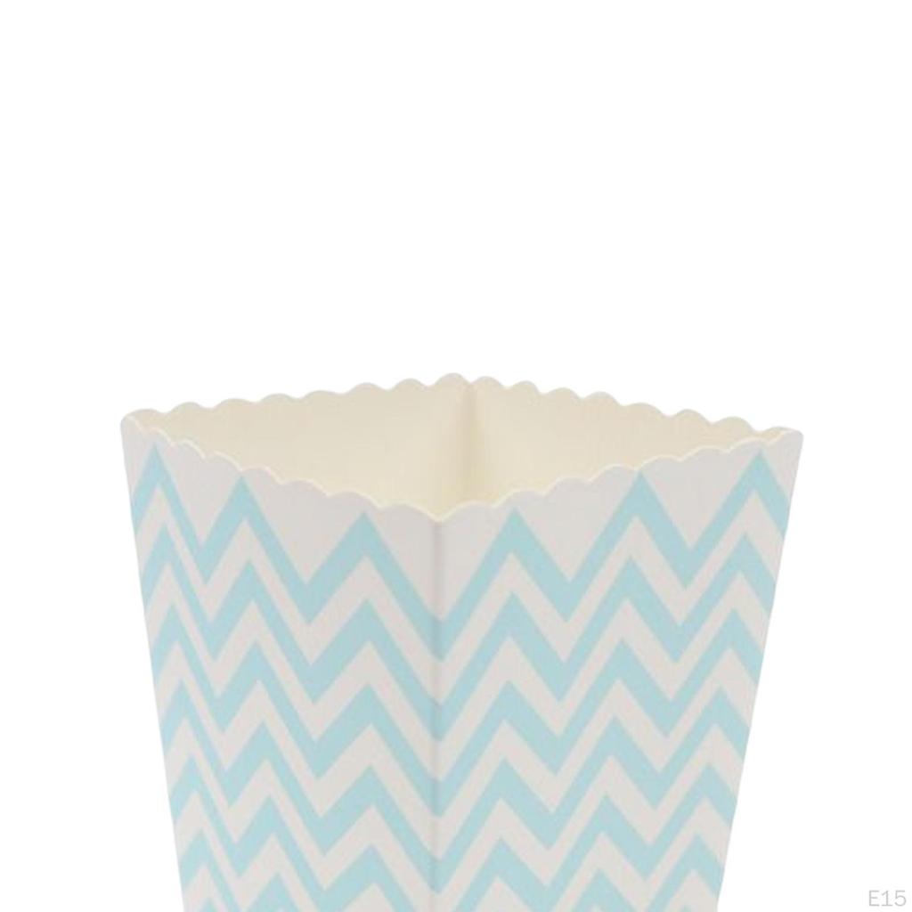 Set mit 10 Popcorn-Geschenkboxen Karton Süßigkeitenbehälter Partys Mini-Papierbehälter