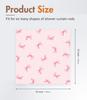 Tenda da Doccia con Fantasia di Fiocchi Rosa 160X180Cm Carina Femminile Decorazione Bagno Tende da Bagno Dolce Colore Pastello