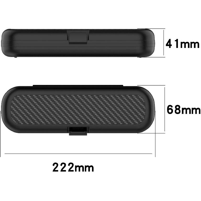 Easily Cleaned Electric Toothbrush Travel Container Case Healthier Intended for Oral-B PRO SMART GENIUS SERIES for Aquasonic Black Series for Philips