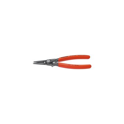 KNIPEX Precision Snap Ring Pliers for 4931-A0 Shafts, Straight, Red, 3-10mm
