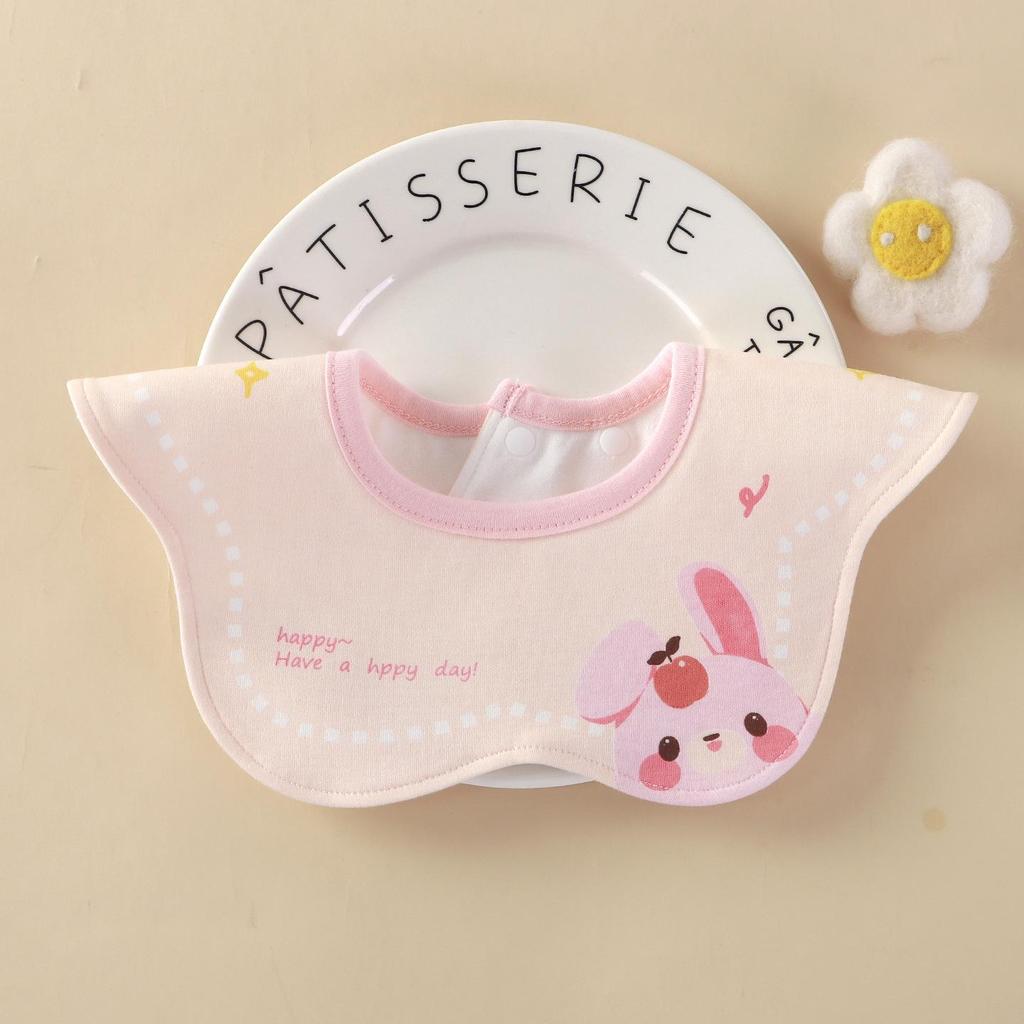 Yi Wan Bao A-Grade Cotton Antibacterial Waterproof Baby Bibs