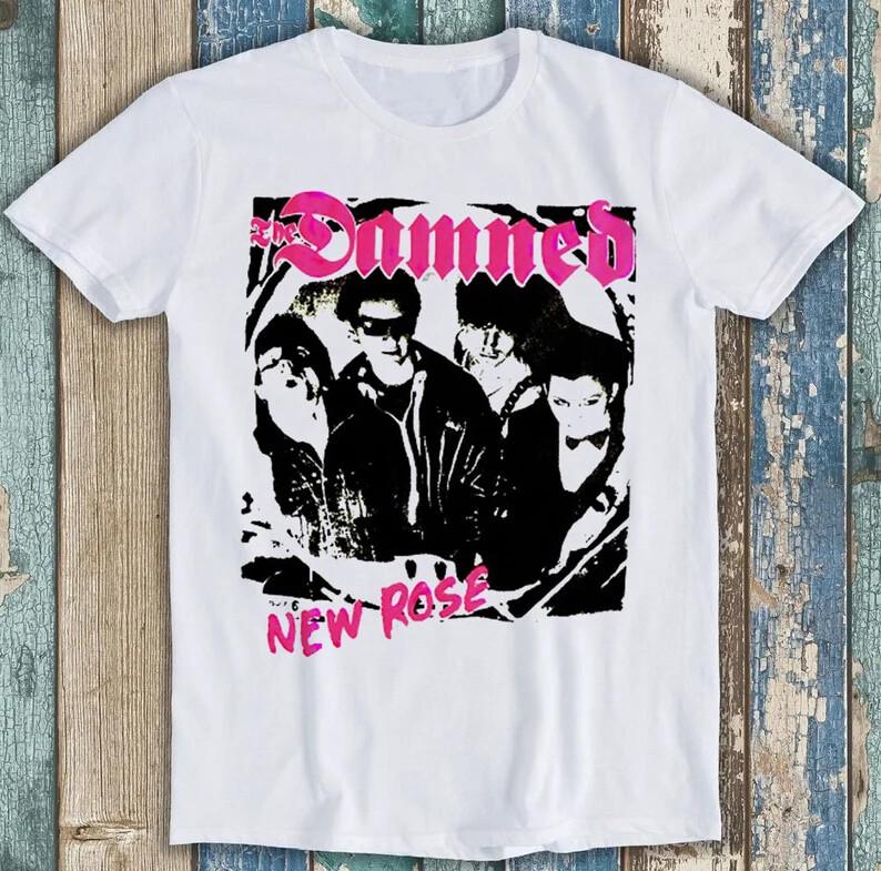 The Damned New Rose Music Limited Edtion Best Seller Gift Tee T Shirt M1641