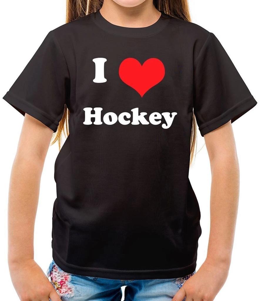 I Love Hockey - T-Shirt - Equipt Gift Ice Field Sports Player