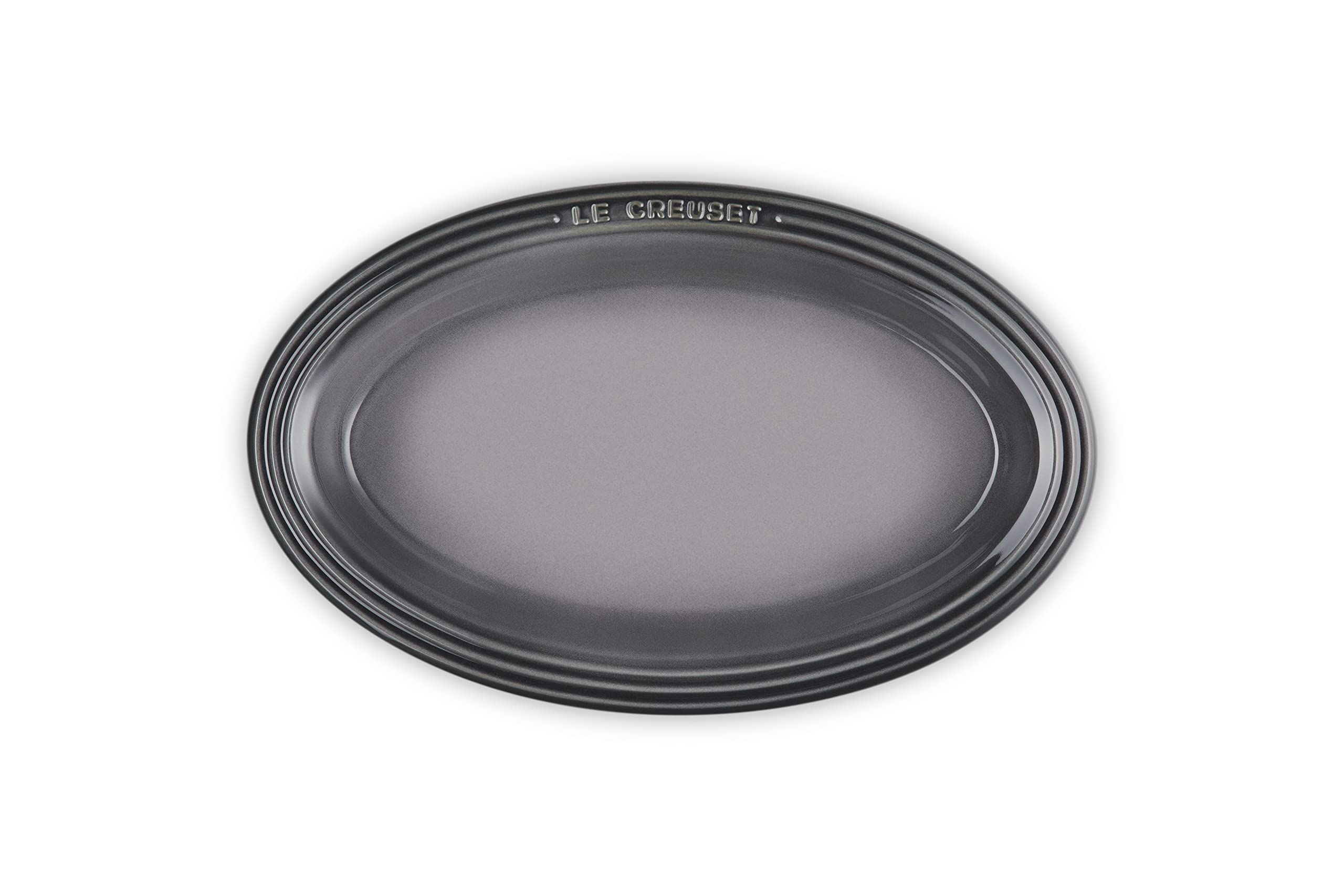 

Le Creuset Oval Plate Dish 25cm Flint Heat Resistant Cold Resistant Microwave Oven Dishwasher Safe Oven Plate Heat Resistant Plate Pasta Plate Curry