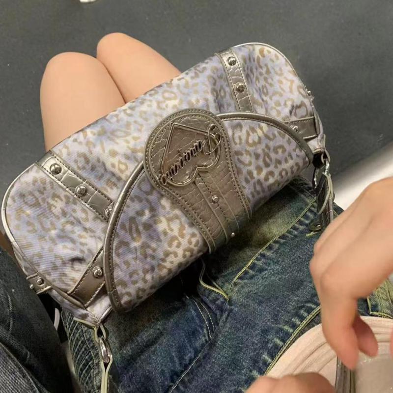 Y2k Bags For Women New Arrive Retro Fashion Single Bag Korean Harajuku Shoulder Silver Underarm Bag Rivet Women's Handbags