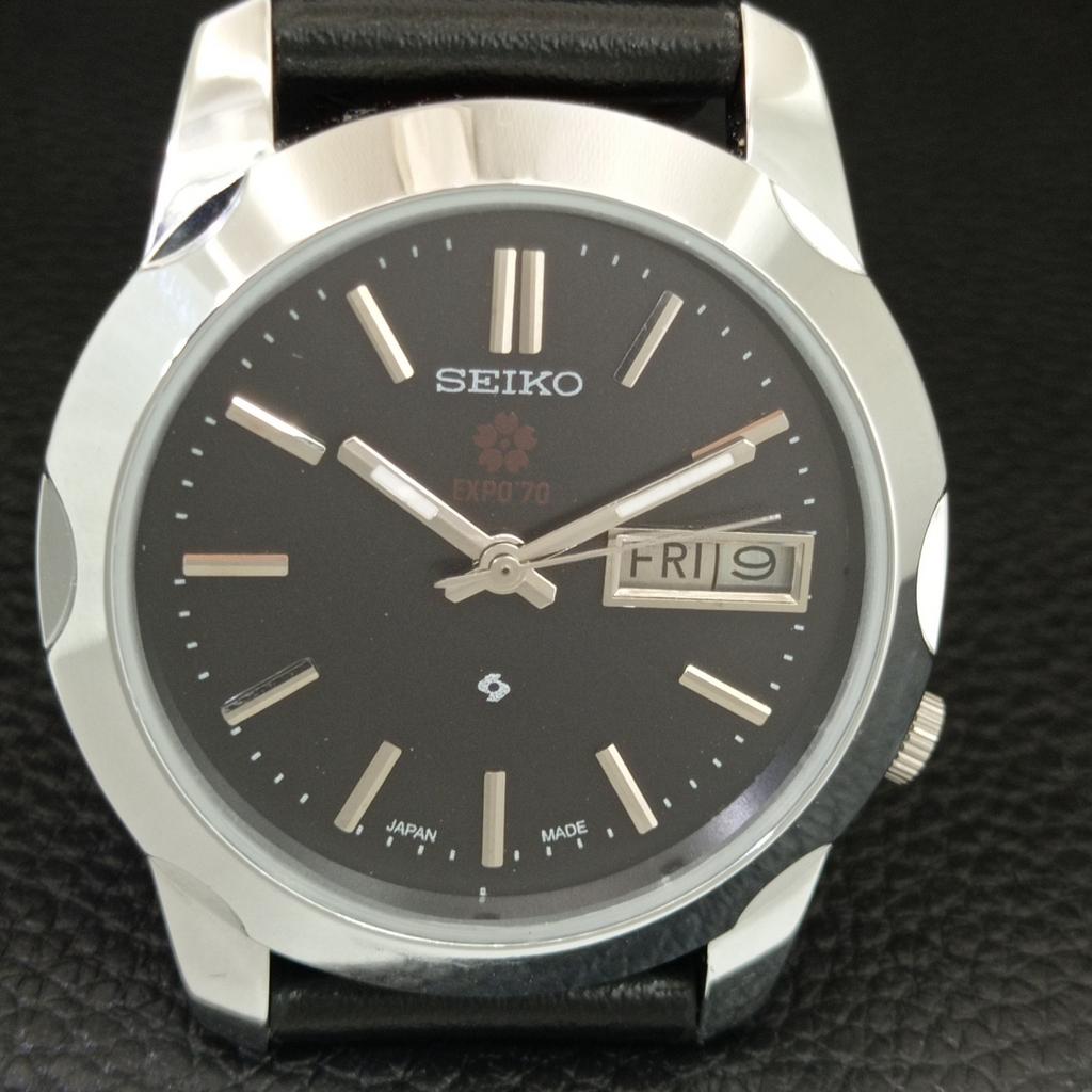 JAPAN VINTAGE REFURBISHED SEIKO EXPO 70 7009A AUTOMATIC MENS WATCH a445524-1