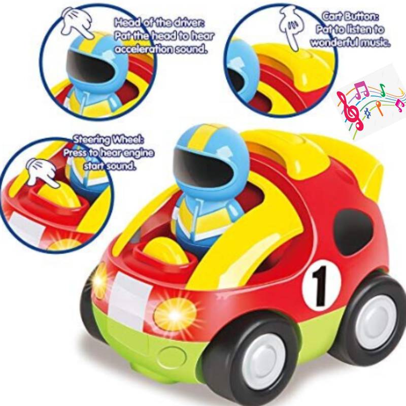 Car Controlled Remote  Toddlers With Light Sound Toy Birthday Gift Present Child