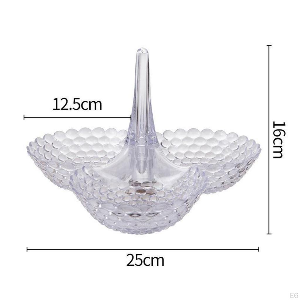 Plate Dried Fruit Snacks Platter Bowl Tray Organizer