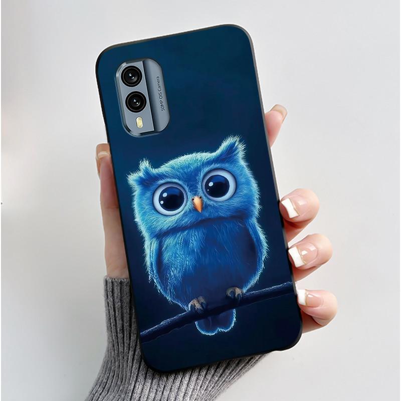 Casing For Nokia X30 5G Anti-scratch Bumper Soft Shell For Nokia XR21 Beautiful Brightly Colored Sunflower Pattern Black Case