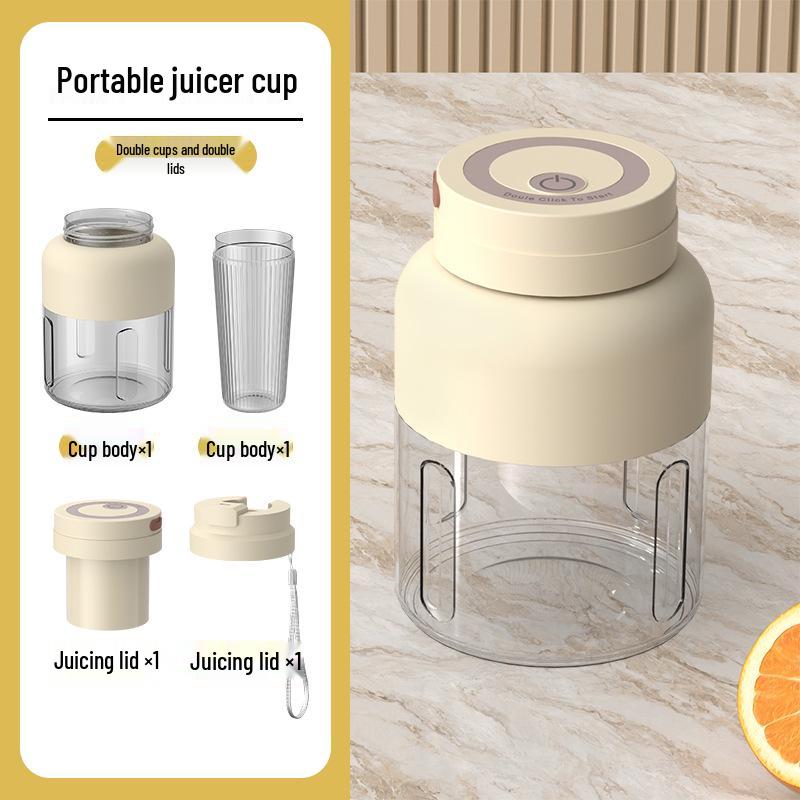 Juicer Cup: Large Capacity, Wireless, Portable, Multifunctional Ice-Crushing Fresh Juice Maker