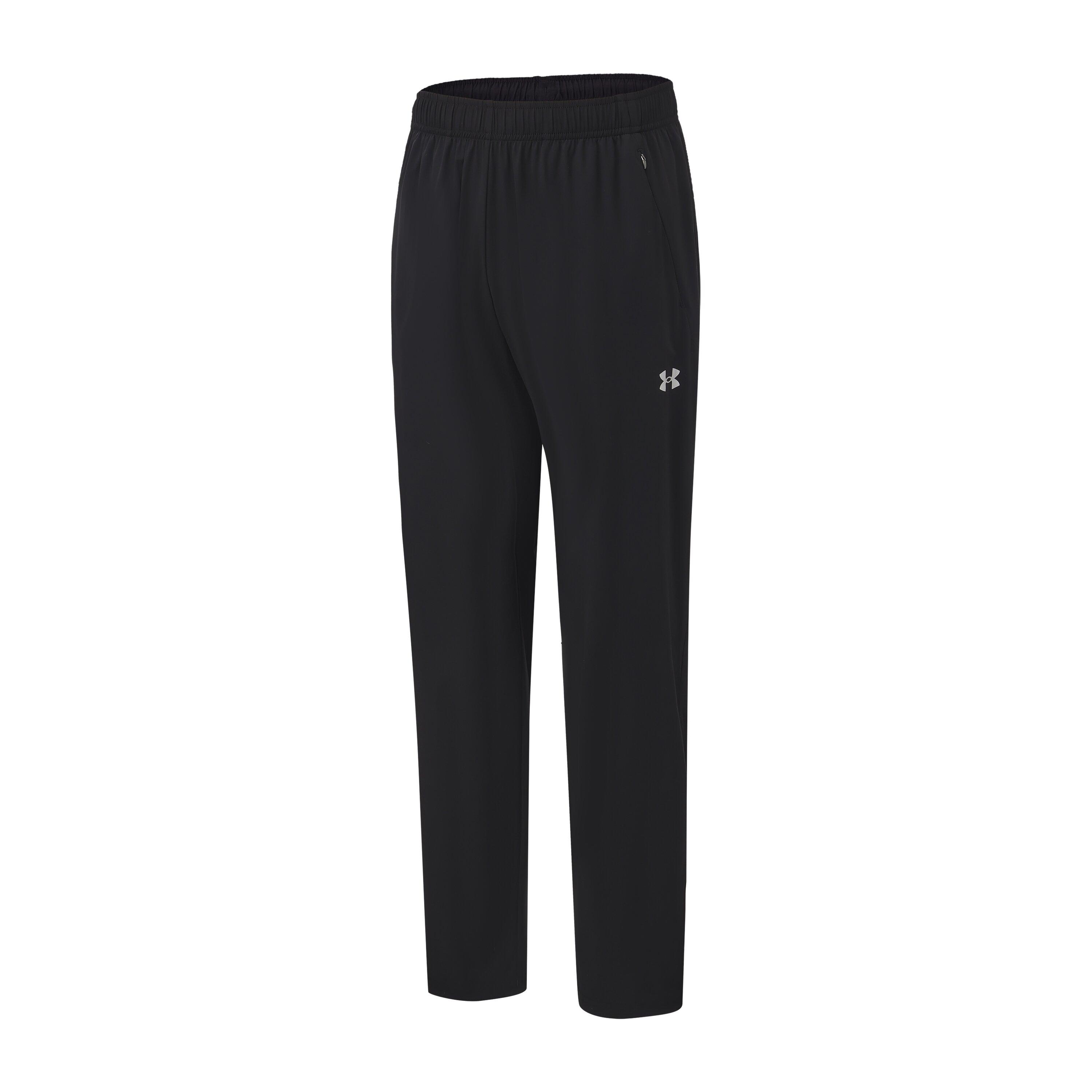 Under Armour Black Casual Sports Long Pants Unisex bottoms 26500703-001 S